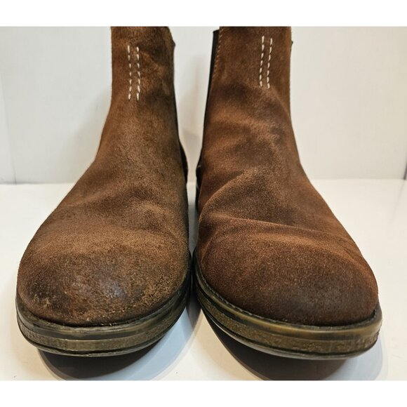 Clarks Clarkdale Hall Brown Suede Men Slip On Chelsea Boots Size 10 M - Picture 6 of 10